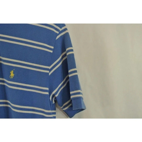 Polo Ralph Lauren Collared Shirt Blue Striped  Mens Small Relaxed Oversize Fit - Picture 4 of 10